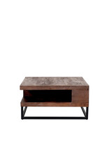 Damn LABEL51 Salontafel Cube - Nature Smooth - Mangohout - 80 cm