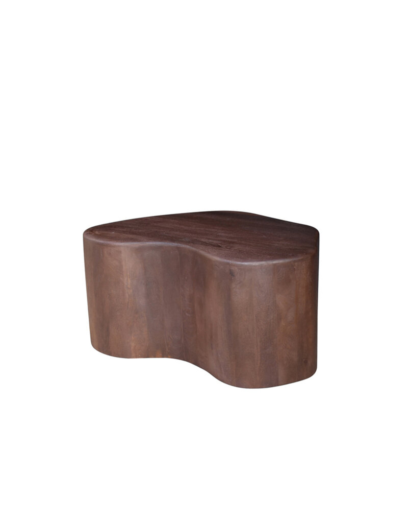 Damn LABEL51 Salontafel Savi - Espresso - Mangohout - 80 cm