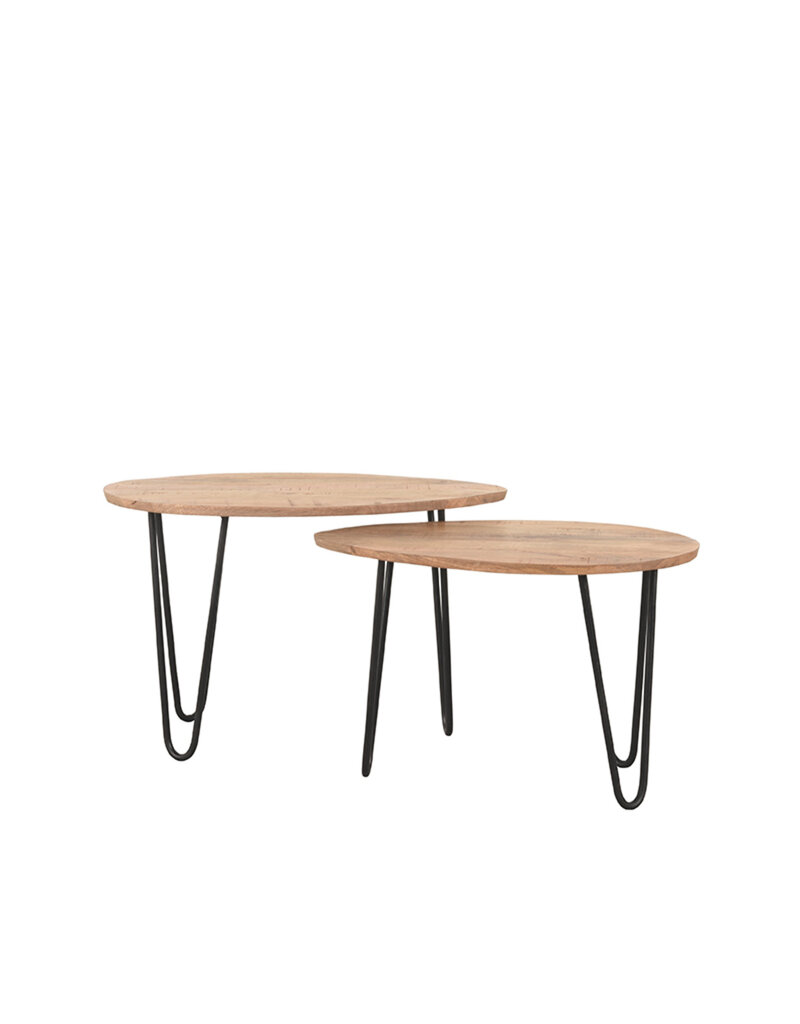 Damn LABEL51 Salontafel Frisk - Rough - Mangohout - 68 cm
