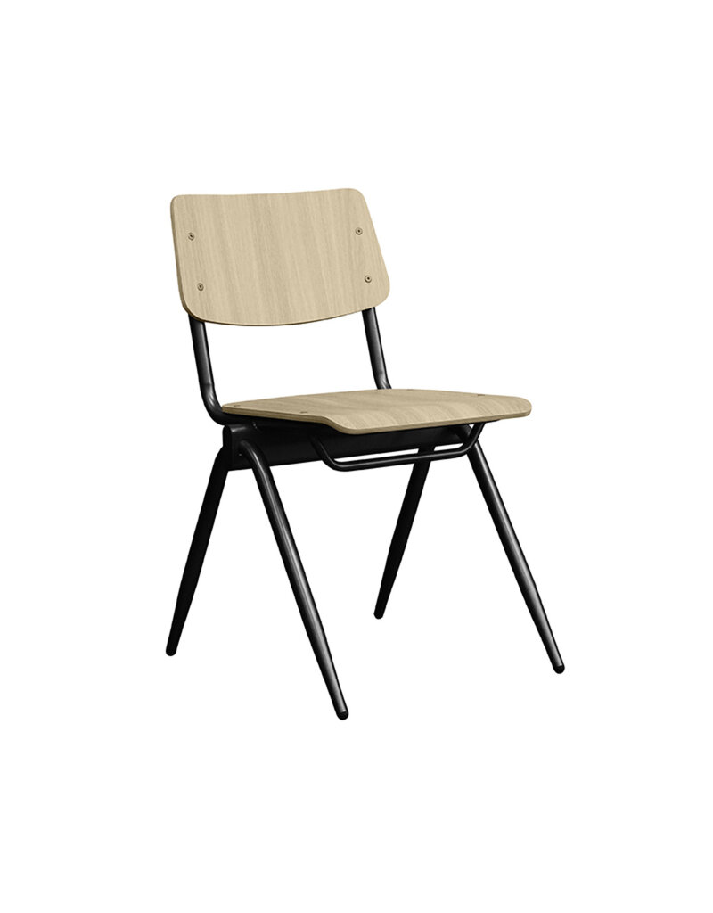LABEL51 Eetkamerstoel Solid - Naturel - Hout