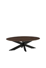LABEL51 Salontafel James - Espresso - Mangohout - 130 cm