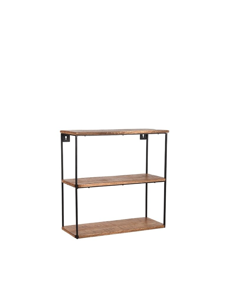 LABEL51 LABEL51 Wanddecoratie Vintage Wandplank - Rough - Mangohout - M