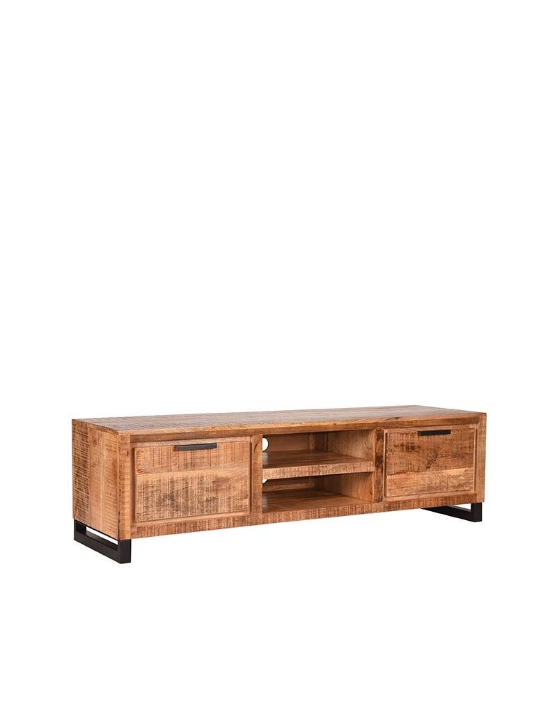 LABEL51 LABEL51 Tv-meubel Glasgow - Rough - Mangohout - 160 cm