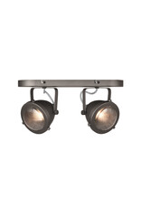 LABEL51 LABEL51 Spot Moto led - Burned Steel - Metaal - 2 Lichts