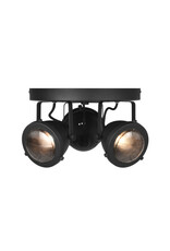 LABEL51 LABEL51 Spot Moto led - Zwart - Metaal - 3 Lichts