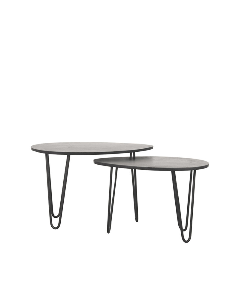 LABEL51 LABEL51 Salontafel Frisk - Zwart - Mangohout