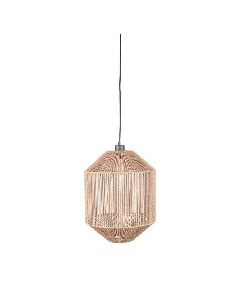 LABEL51 LABEL51 Hanglamp Ibiza - Naturel - Jute - 1-Lichts Cilinder