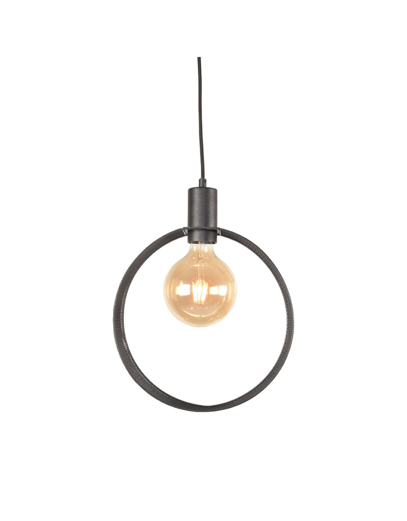 LABEL51 LABEL51 Hanglamp Ronda - Zwart - Metaal - 1-Lichts