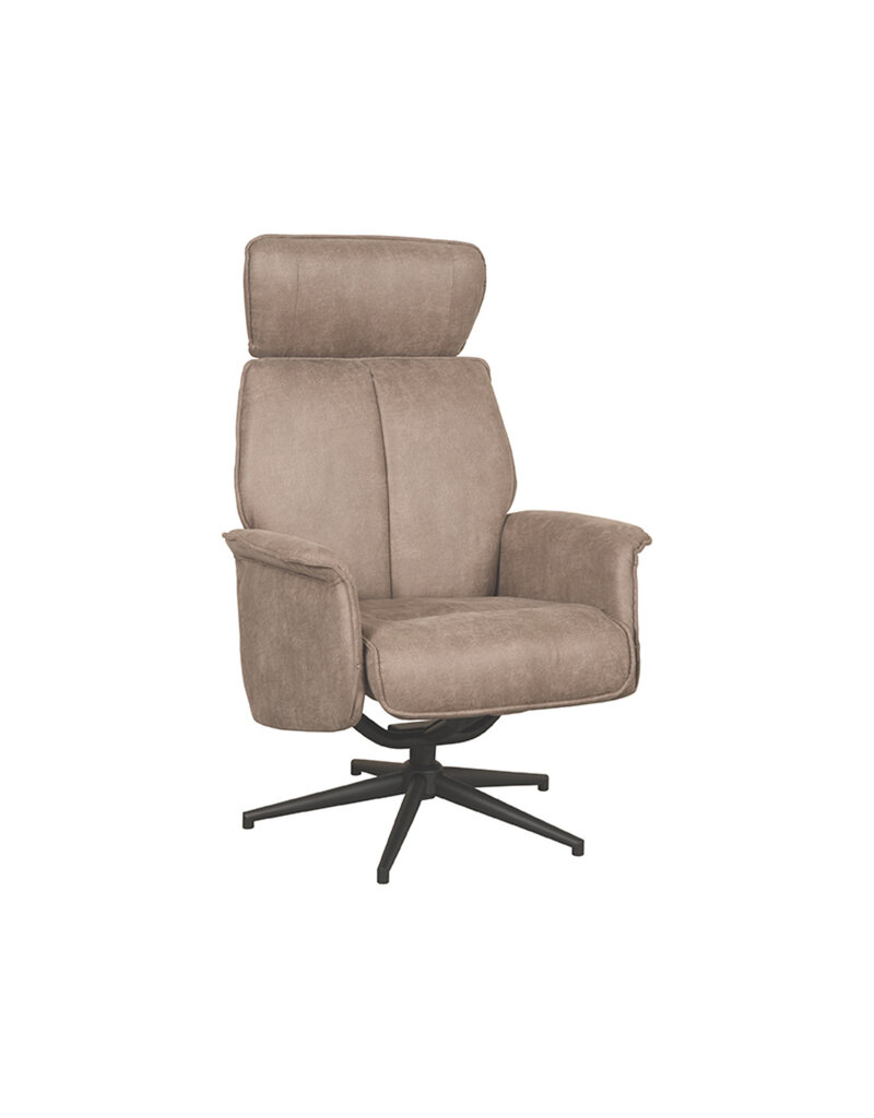 LABEL51 LABEL51 Fauteuil Verdal - Taupe - Micro Suede