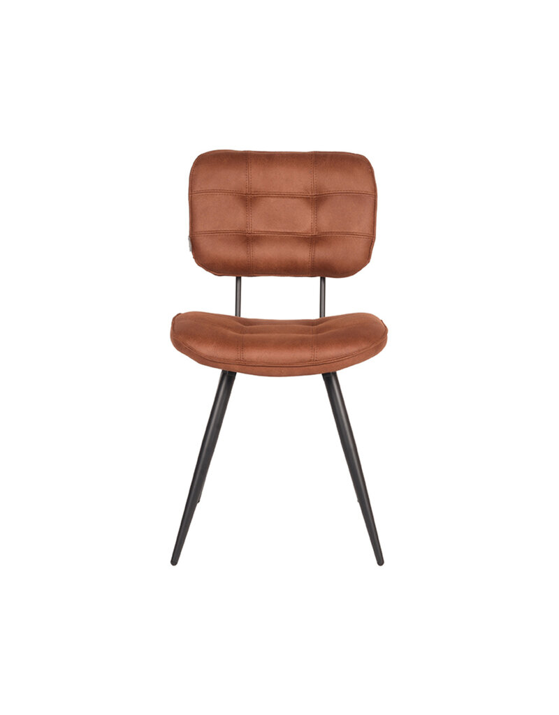 LABEL51 LABEL51 Eetkamerstoel Gus - Cognac - Microfiber
