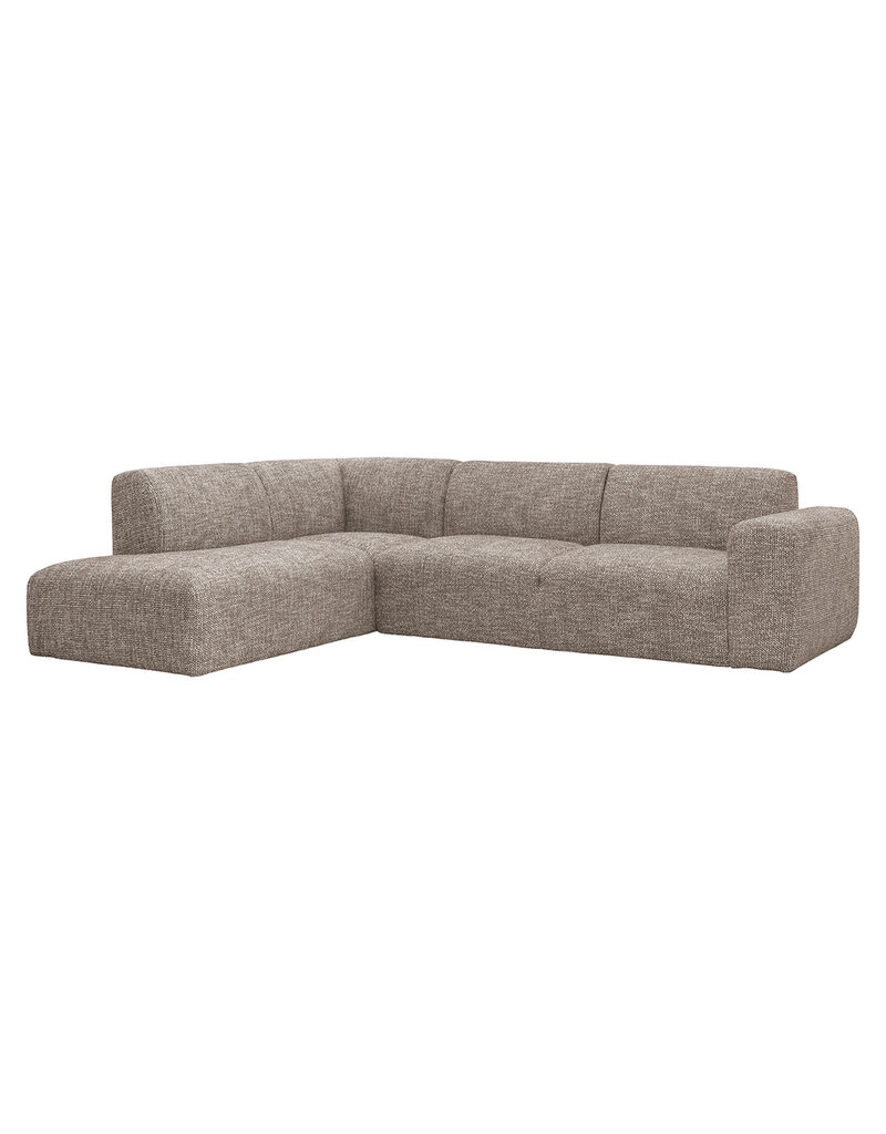 Damn LABEL51 Hoekbank Verona - Taupe - Geweven - Links Voorstaand