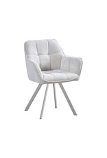 Damn LABEL51 Eetkamerstoel Riley - Naturel - Geweven