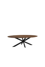 Damn LABEL51 Eetkamertafel James - Nature Smooth - Mangohout - 190 cm - Ovaal