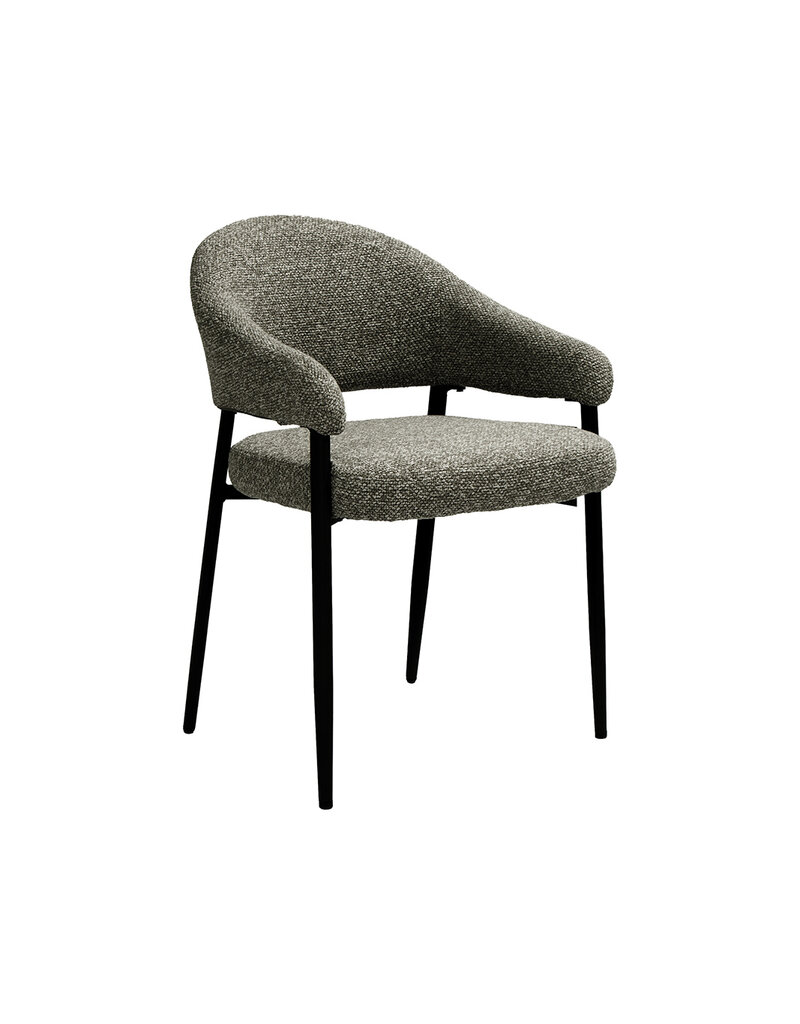 Damn LABEL51 Eetkamerstoel Sora - Mushroom - Boucle