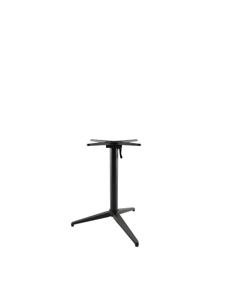 Damn LABEL51 Eetkamertafel Tafelpoot Vouwbaar - Zwart - Metaal - 3-Poot
