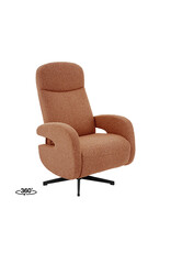 Damn LABEL51 Fauteuil Esbjerg - Antraciet - Boucle - One Size