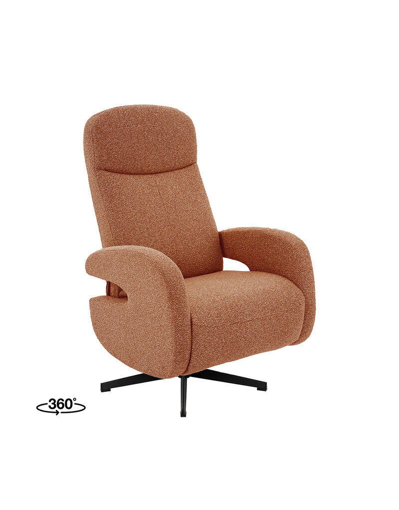 Damn LABEL51 Fauteuil Esbjerg - Antraciet - Boucle - One Size