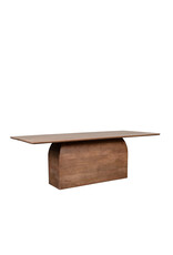 Damn LABEL51 Eetkamertafel Owen - Nature Smooth - Mangohout - 220 cm - Rechthoek