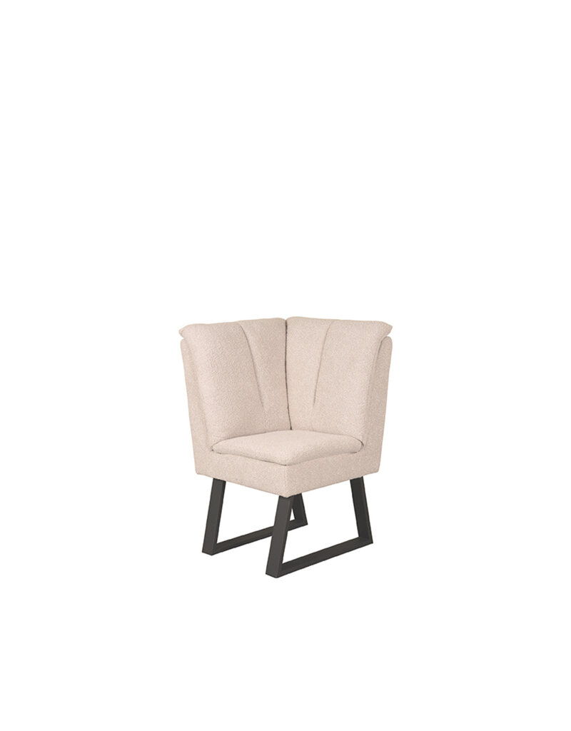 Damn LABEL51 Eetkamerbanken Modula - Naturel - Boucle - Hoek