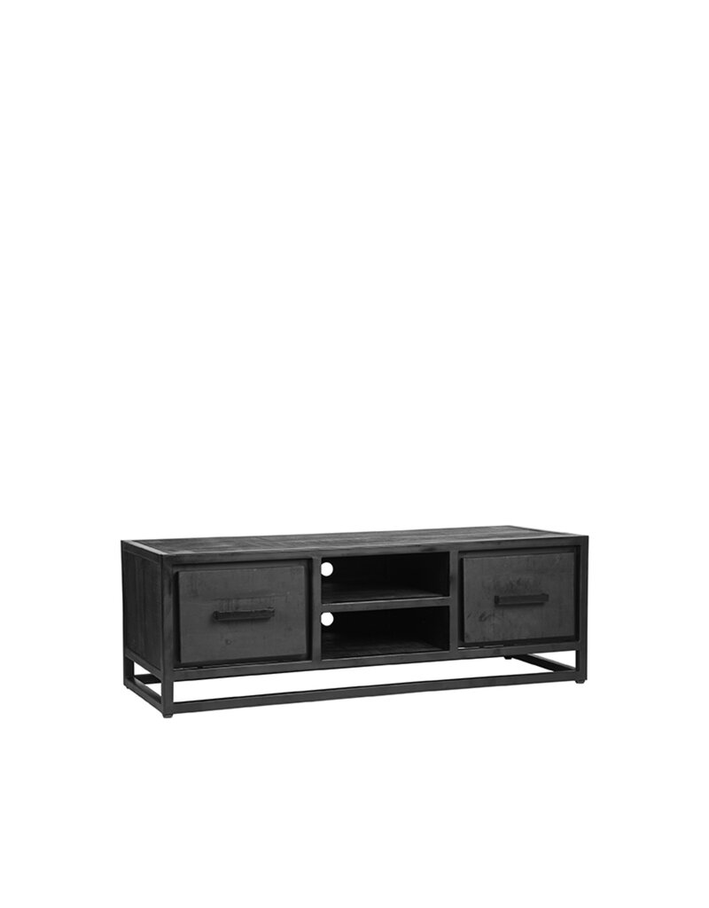 Damn LABEL51 Tv-Meubels Chili - Zwart - Mangohout - 120 cm