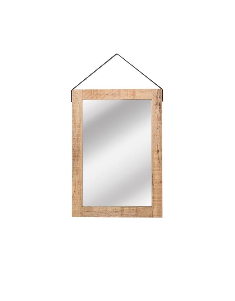 Damn LABEL51 Spiegel - Naturel - Mangohout - 60x85 cm