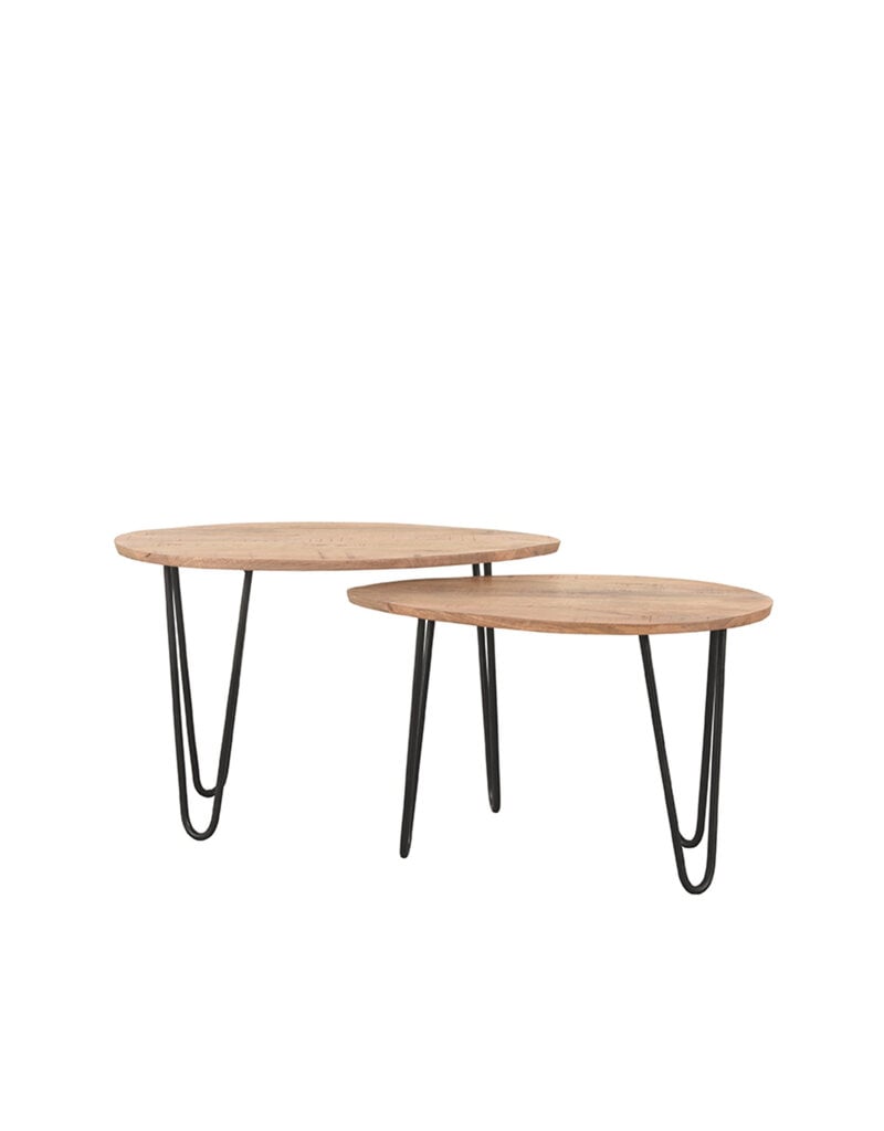 Damn LABEL51 Salontafel Frisk - Rough - Mangohout - 68 cm
