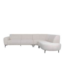 Damn LABEL51 Hoekbank Mauro - Naturel - Royal Boucle - Rechts Voorstaand