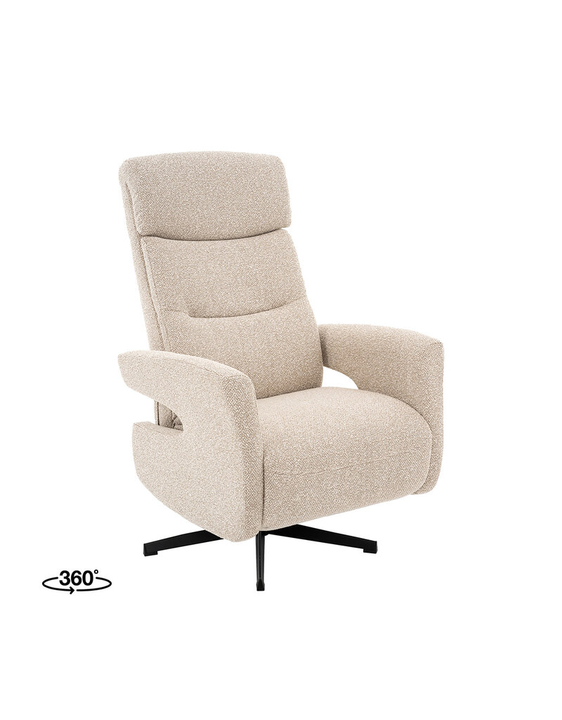 Damn LABEL51 Fauteuil Tampere - Naturel - Royal Boucle - 2-Motorig