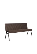 Damn LABEL51 Eetkamerbank Matz - Antraciet - Microvezel - 175 cm