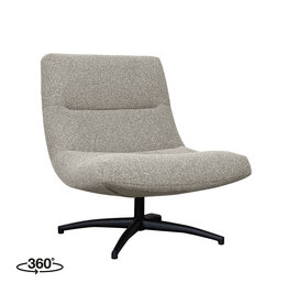 LABEL51 Fauteuil Calix - Truffel grijs - Boucle