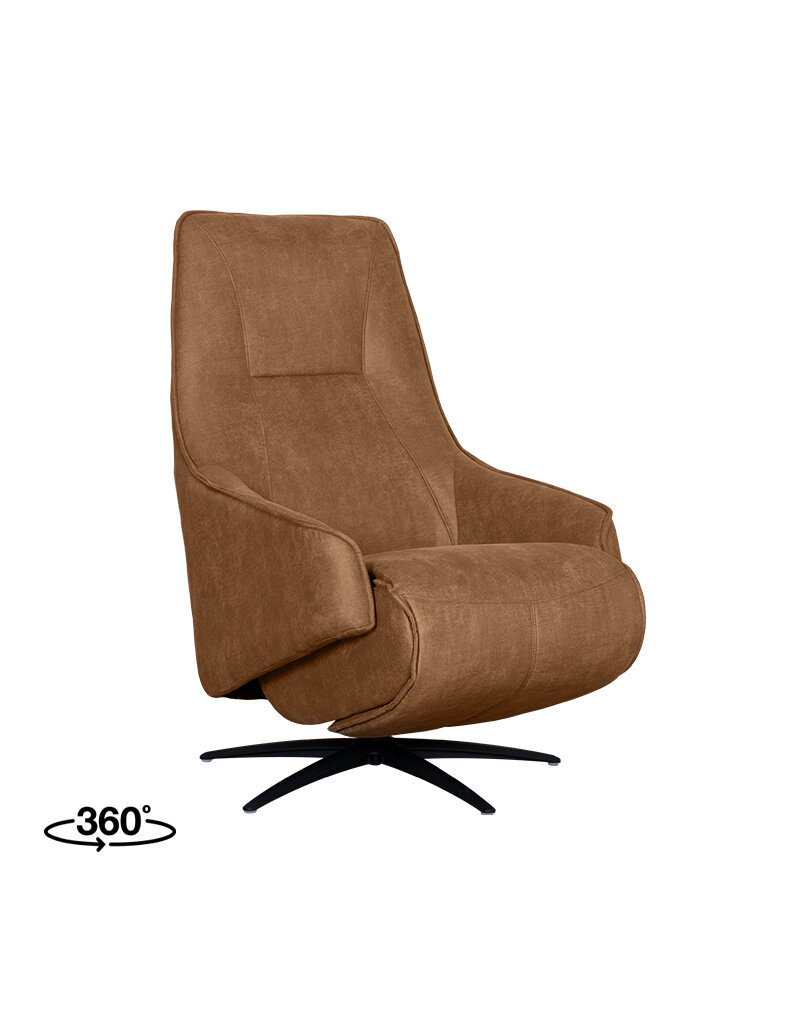 LABEL51 Fauteuil Odense - Cognac - Micro Suede
