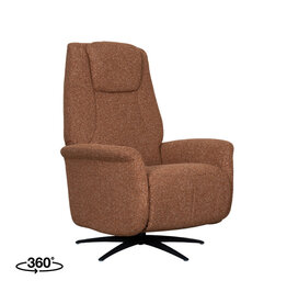 LABEL51 Fauteuil Stockholm - Coral - Micro Suede