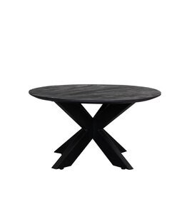 LABEL51 LABEL51 Salontafel Otis - Zwart - Mangohout - 80 cm
