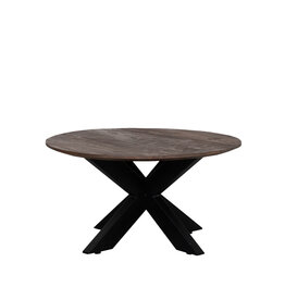 LABEL51 LABEL51 Salontafel Otis - Espresso - Mangohout - 80 cm