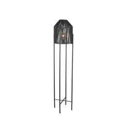 LABEL51 LABEL51 Vloerlamp Ibiza - Zwart - Jute