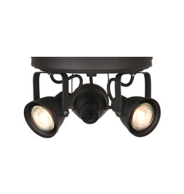 LABEL51 LABEL51 Spot Max led - Zwart - Metaal - 3 Lichts