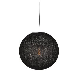 LABEL51 LABEL51 Hanglamp Twist - Zwart - Vlas - M