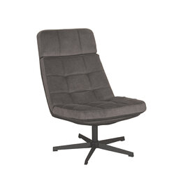 LABEL51 LABEL51 Fauteuil Alvar - Antraciet - Cosmo