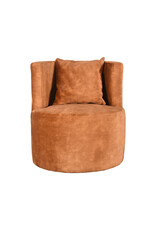 LABEL51 LABEL51 Fauteuil Evy - Oker - Velours - 65 cm