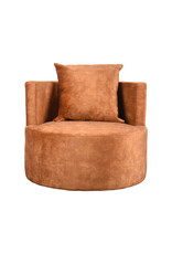 LABEL51 LABEL51 Fauteuil Evy - Oker - Velours - 90 cm