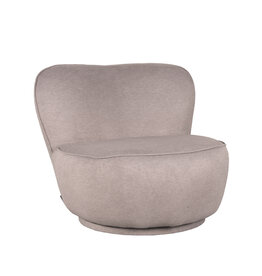 LABEL51 LABEL51 Fauteuil Bunny - Taupe - Microfiber