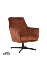 LABEL51 LABEL51 Fauteuil Toby - Rust - Velours