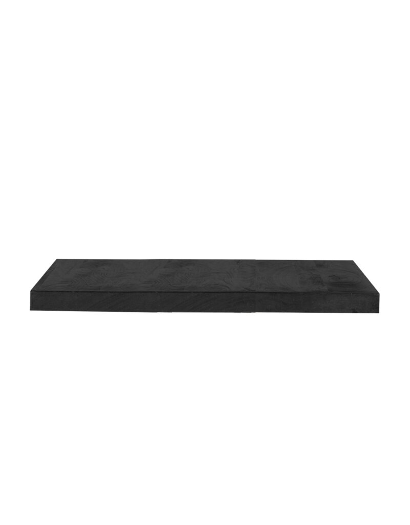 LABEL51 LABEL51 Eetkamertafel Tafelblad Straight Edge - Zwart - Mangohout - 120 cm Straight