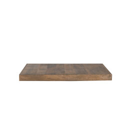 LABEL51 LABEL51 Eetkamertafel Tafelblad Straight Edge - Rough - Mangohout - 70 cm Straight