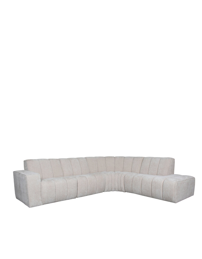 Damn LABEL51 Hoekbank Vitoro - Naturel - Chenille - Hoekbank Rechts