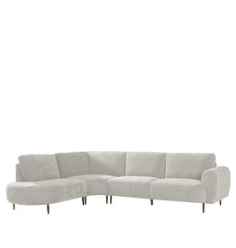 Damn LABEL51 Hoekbank Milano - Naturel - Chenille - Hoekbank Links