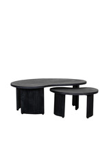Damn LABEL51 Salontafel Timon - Zwart - Mangohout - 100 cm