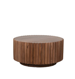 Damn LABEL51 Salontafel Novan - Nature Smooth - Mangohout - 70 cm - Rond