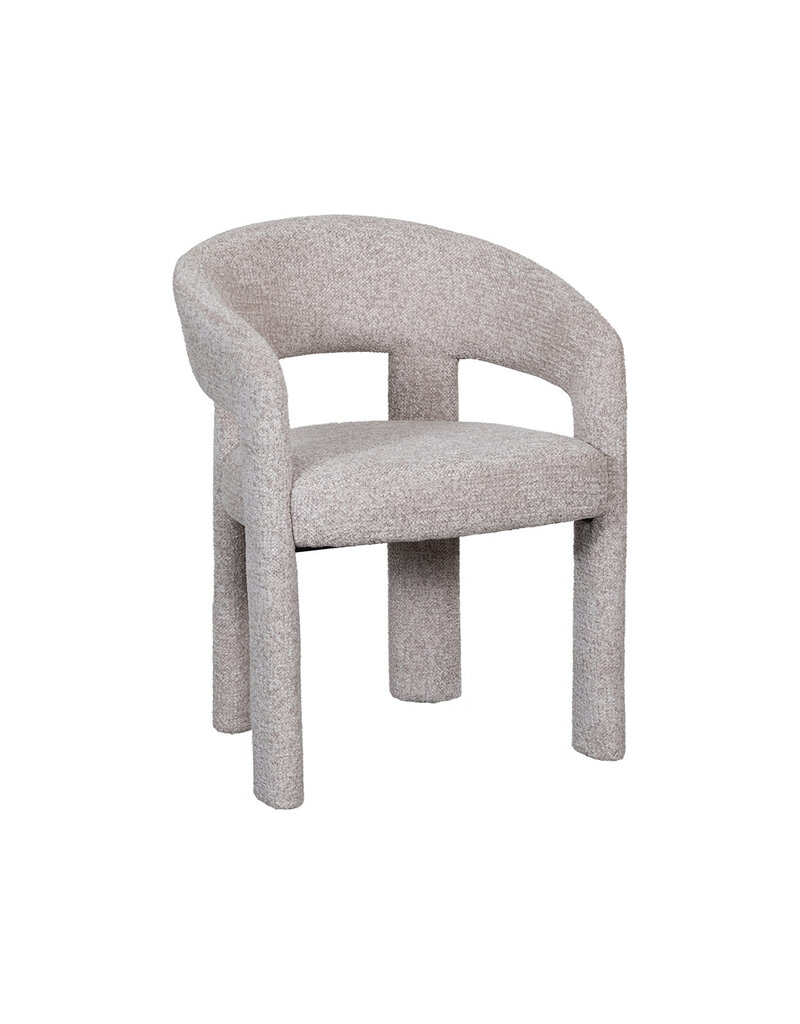 Damn LABEL51 Eetkamerstoel Takara - Beige - Geweven