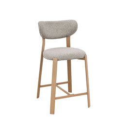 Damn LABEL51 Barkruk Mika - Beige - Prestige - Laag